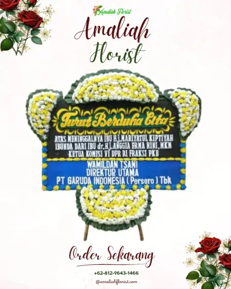 Papan Bunga Duka Saruni